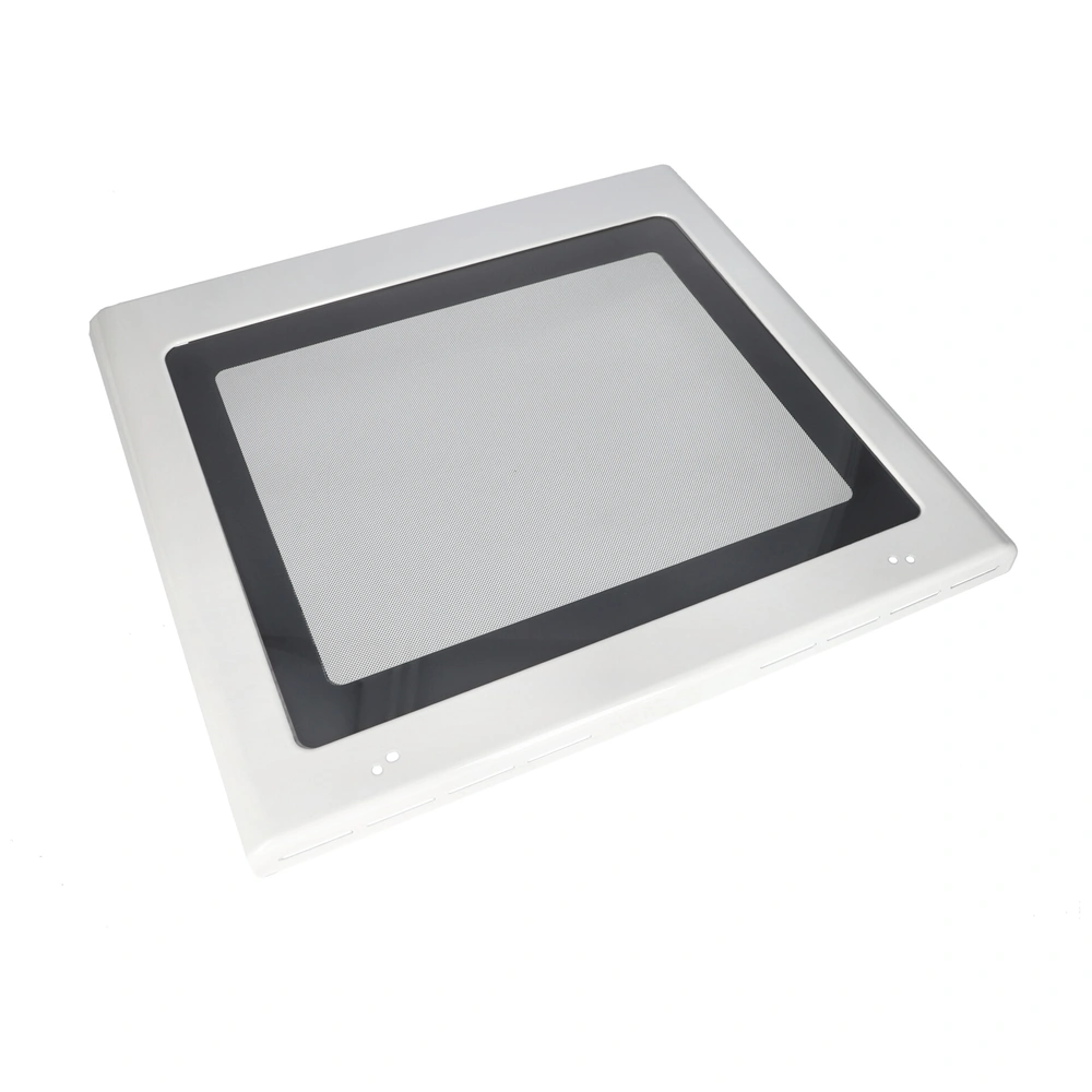 496x456 mm Üveg, ajtó, külső, fehér, MORA tűzhely / RENDELÉSRE