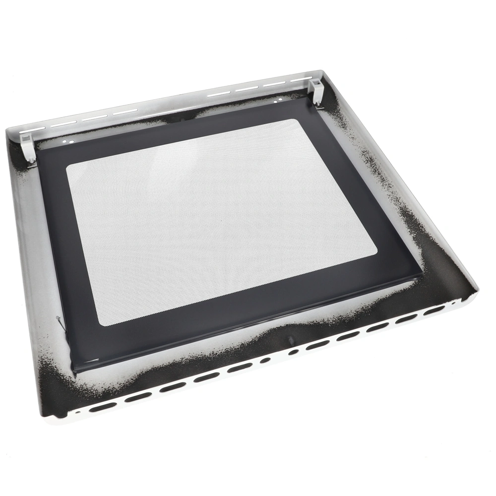 496x456 mm Üveg, ajtó, külső, fehér, MORA tűzhely / RENDELÉSRE