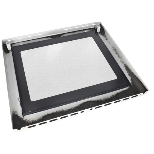 496x456 mm Üveg, ajtó, külső, fehér, MORA tűzhely / RENDELÉSRE