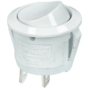 4A/250V Billenőkapcsoló, szikragyújtó, fehér, kerek (eredeti) GORENJE / MORA tűzhely