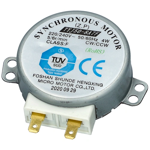4W, 5-6 RPM 220V Motor, tányérforgató (eredeti) WHIRLPOOL / INDESIT mikrohullámú sütő