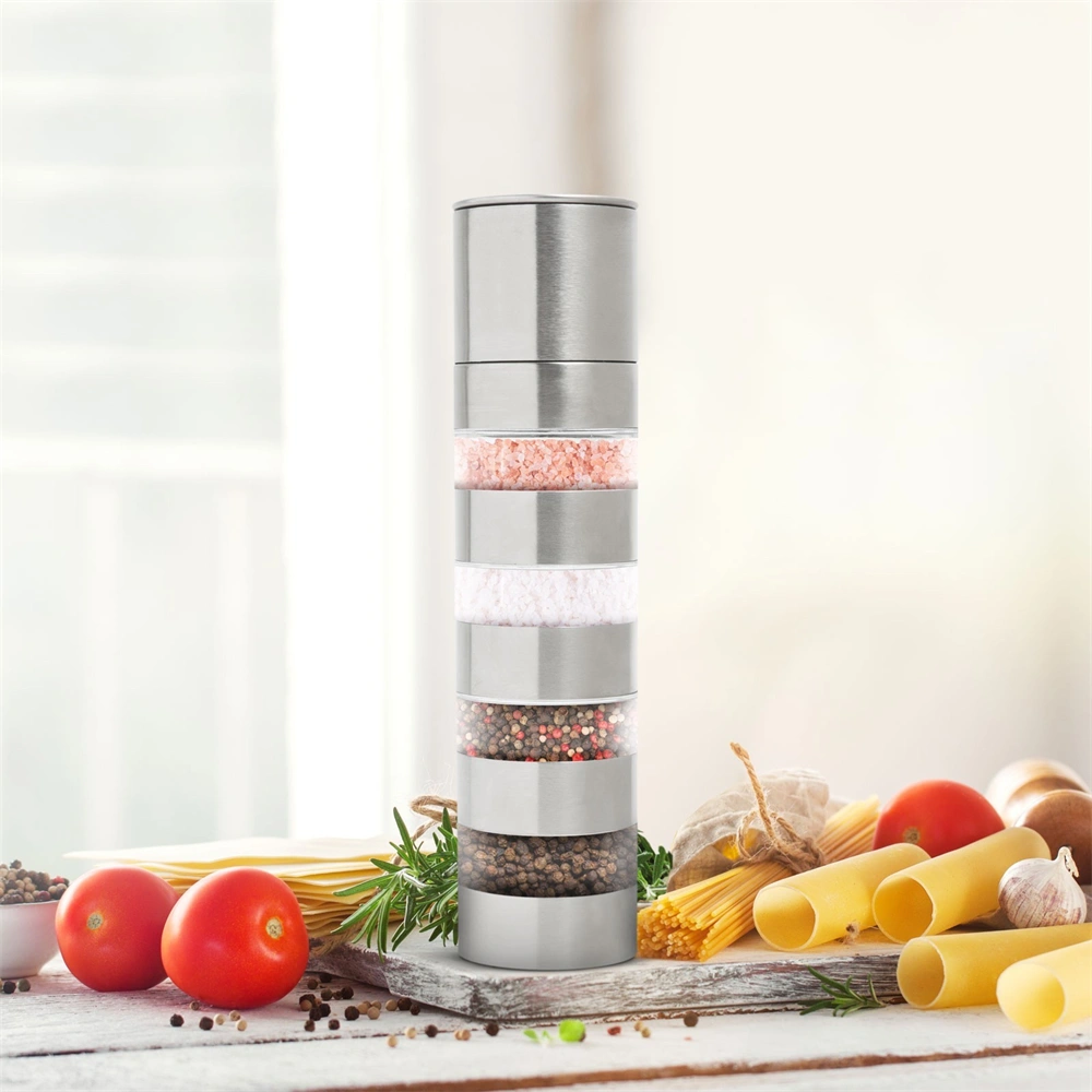 4 az 1-ben fűszerőrlő, rozsdamentes acél, Bewello