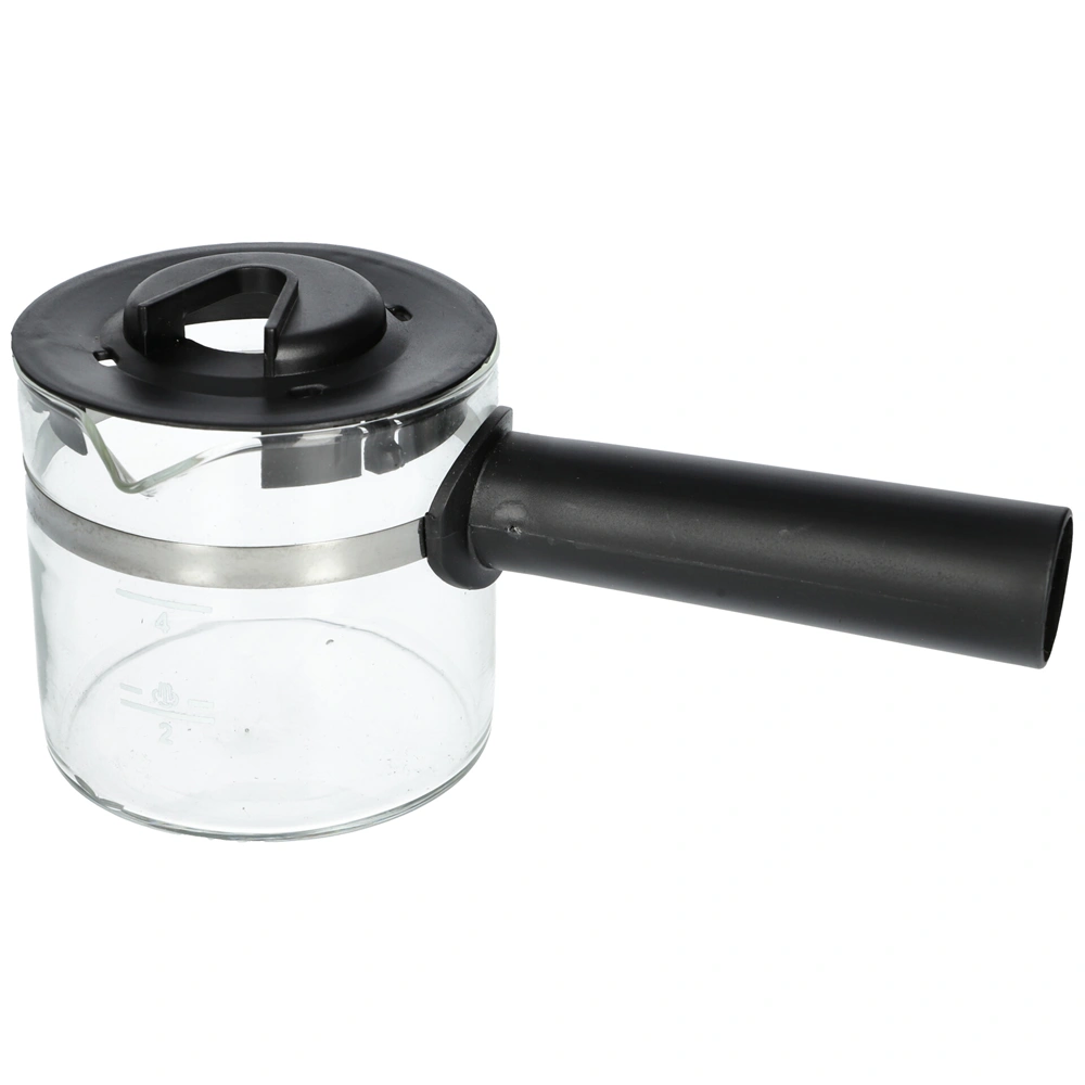 4 személyes Kiöntő, fekete, nyéllel, tetővel HAUSMEISTER, VINCHI, DYRAS kávéfőző