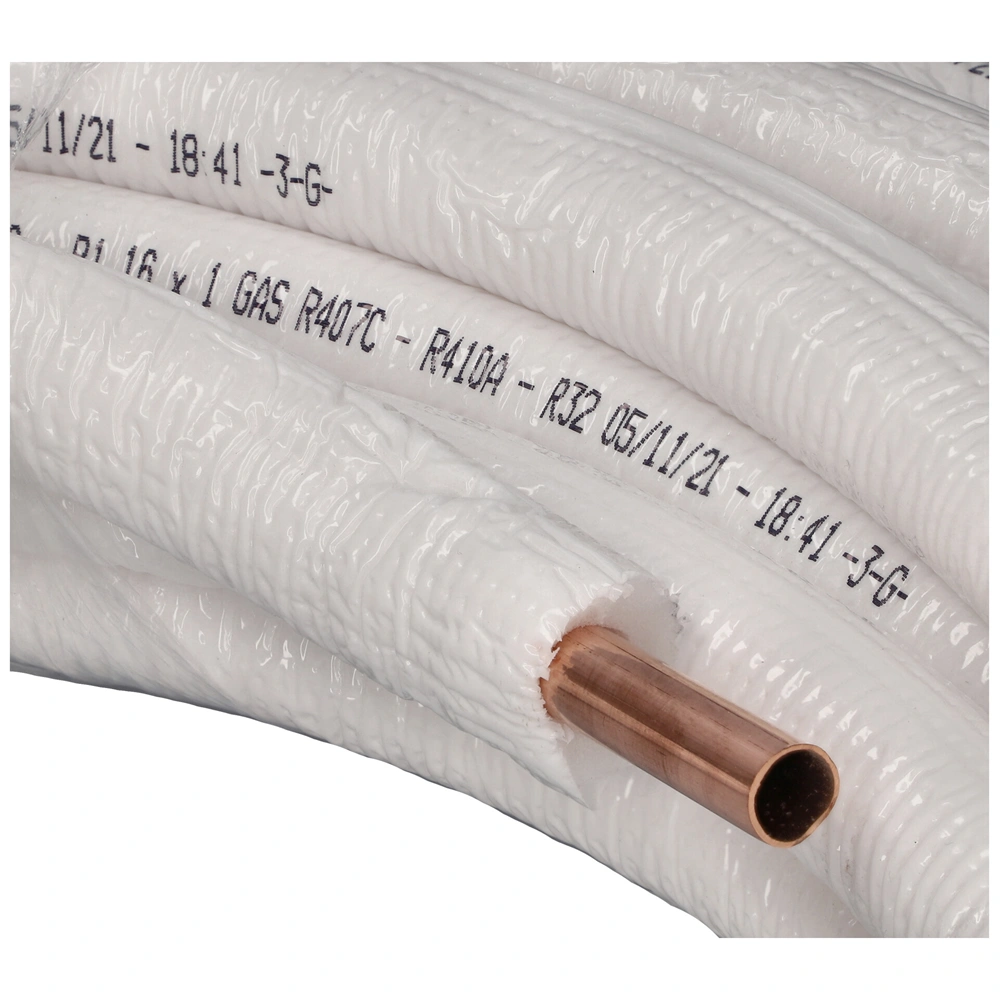 5/8" (15,87 mm) x 1 mm Szigetelt rézcső klímához, 25 méteres tekercs