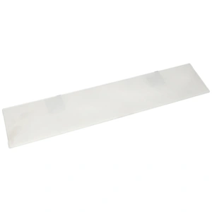 594x125 mm Üveg, ajtó, külső, fehér, GORENJE tűzhely / RENDELÉSRE