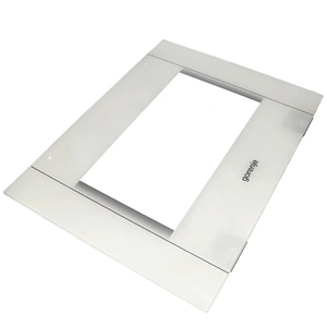 594x453 mm Üveg, ajtó, külső, fehér, GORENJE tűzhely / RENDELÉSRE