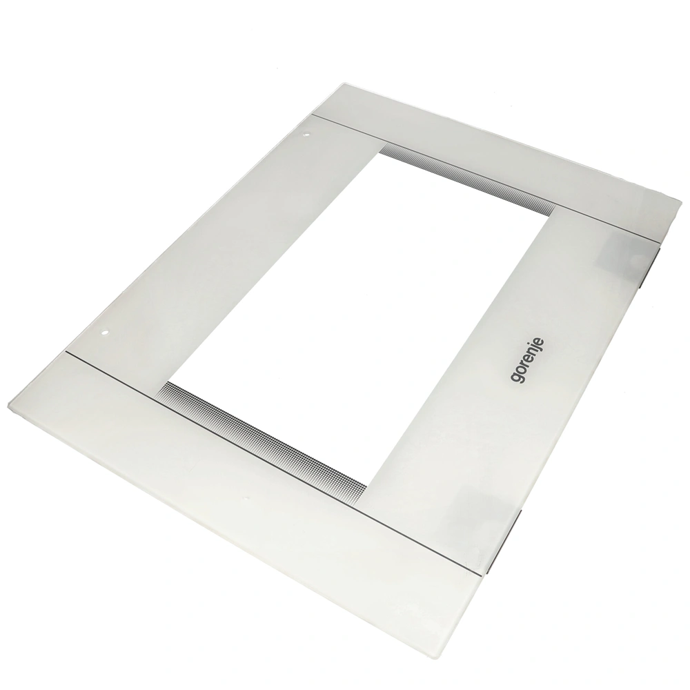 594x453 mm Üveg, ajtó, külső, fehér, GORENJE tűzhely / RENDELÉSRE