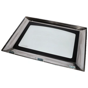 595x471 mm Üveg, ajtó, külső, króm, FAGOR tűzhely / RENDELÉSRE