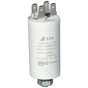 5 uF 500V Kondenzátor, sarus (univerzális)