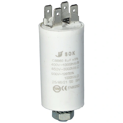 5 uF 500V Kondenzátor, sarus (univerzális)