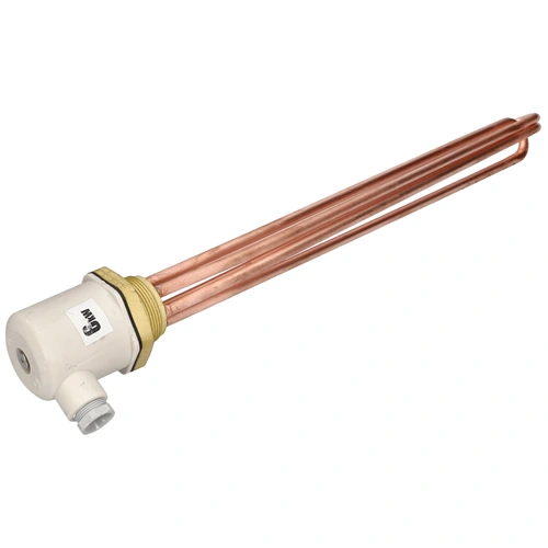 6000W 440 mm Fűtőszál réz, 3F, menetes, zárt kazán