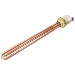 6000W 440 mm Fűtőszál réz, 3F, menetes, zárt kazán