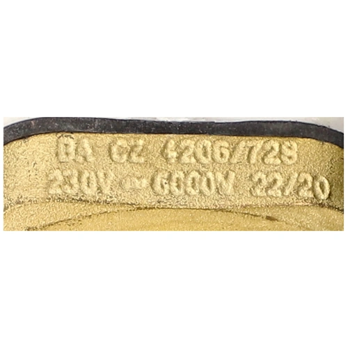 6000W 440 mm Fűtőszál réz, 3F, menetes, zárt kazán