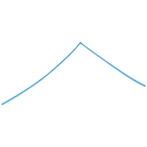 6,4 / 3,2 mm x 1 m Zsugorcső, 2:1, kék, poliolefin (univerzális) vezetékhez