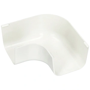 65x50 mm 90° Kanyarív, lapos, fehér, UV álló (CANALPLAST) klíma dekorcsatorna