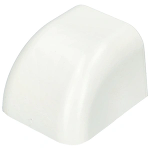 65x50 mm 90° Végelzáró elem, fehér, UV álló (CANALPLAST) klíma dekorcsatorna