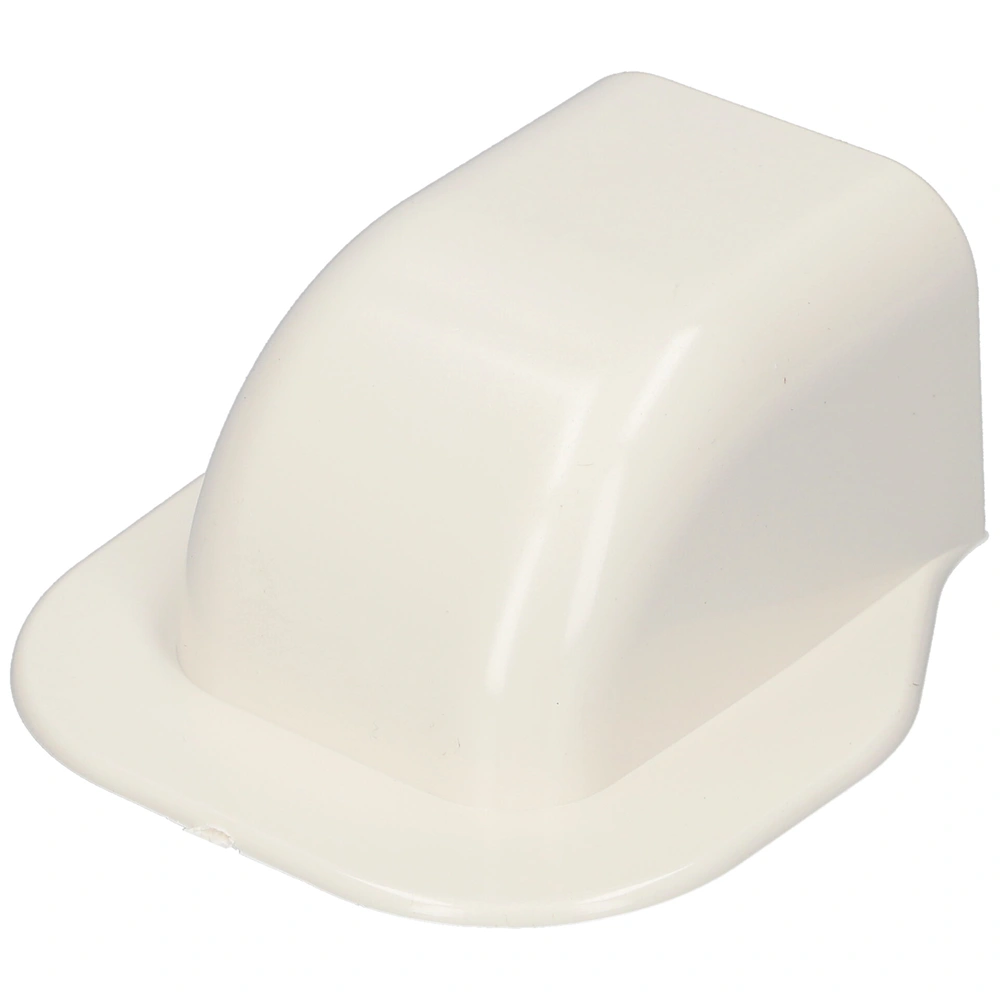 65x50 mm Fali íves csatlakozóelem, (talpas végzáró) (VECAMCO) klíma dekorcsatorna