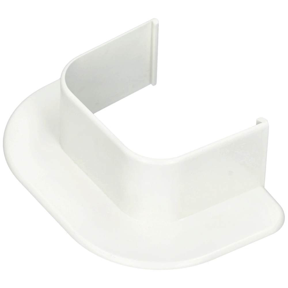 65x50 mm Fali záróelem (gallér), peremes (CANALPLAST) klíma dekorcsatorna