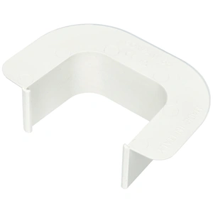 65x50 mm Fali záróelem (gallér), peremes (CANALPLAST) klíma dekorcsatorna