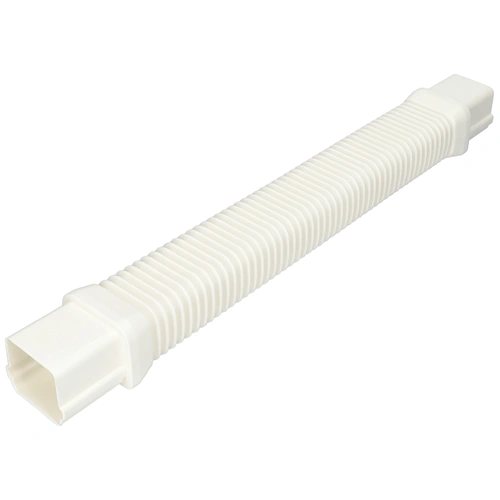 65x50 mm Flexibilis toldóelem, fehér, PVC (CANALPLAST) klíma dekorcsatorna