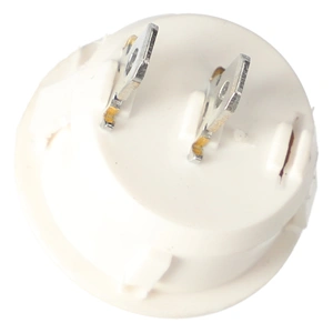 6A/250V AC, 23x21 mm Billenőkapcsoló, fehér, számos, kicsi, kerek (univerzális)