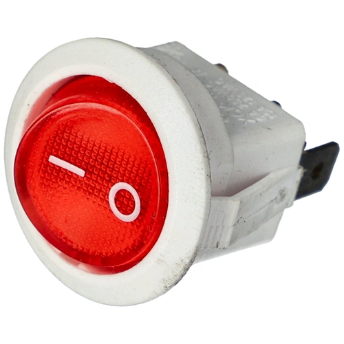 6A/250V AC Billenőkapcsoló, piros, számos, kerek (univerzális) AFK kávéfőző gép / RENDELÉSRE