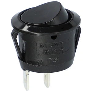 6A/250V Billenőkapcsoló, szikráztató, fekete, kerek (eredeti) GORENJE tűzhely