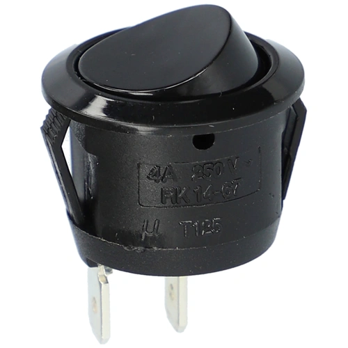 6A/250V Billenőkapcsoló, szikráztató, fekete, kerek (eredeti) GORENJE tűzhely