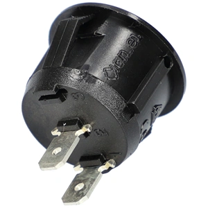 6A/250V Billenőkapcsoló, szikráztató, fekete, kerek (eredeti) GORENJE tűzhely