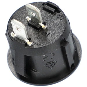 6A/250V Billenőkapcsoló, szikráztató, fekete, kerek (eredeti) GORENJE tűzhely