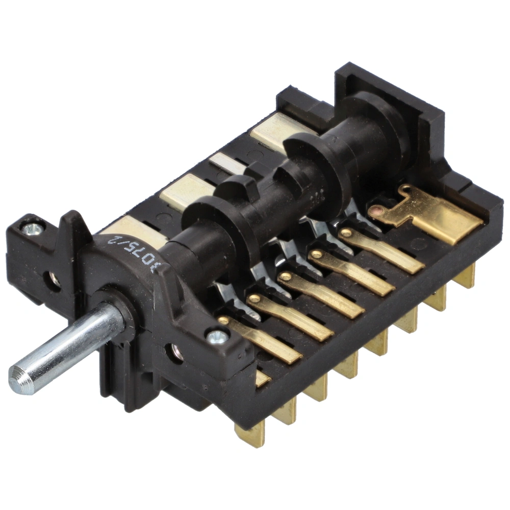 6+0 Kapcsoló, funkcióválasztó, új kivitel (univerzális, B&S 3075/2) PELGRIM PM424,414,406E1,OLG,OLX tűzhely