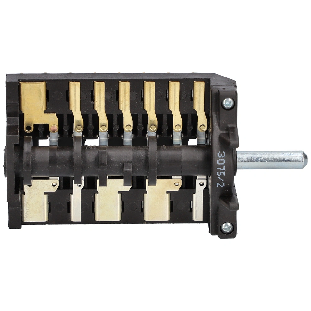 6+0 Kapcsoló, funkcióválasztó, új kivitel (univerzális, B&S 3075/2) PELGRIM PM424,414,406E1,OLG,OLX tűzhely