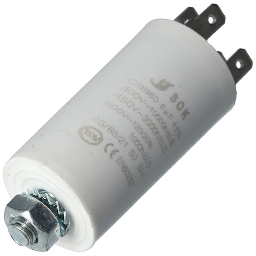 6 uF 500V Kondenzátor, sarus (univerzális)