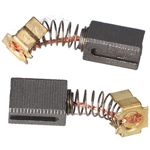 6x9x12,5 mm Szénkefe, füles-sapkás, hornyolt, rugós (univerzális) (1cs=2db)