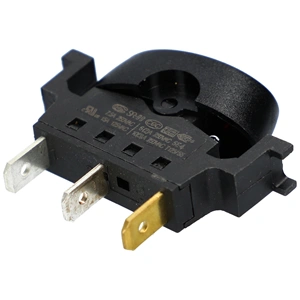 7,5A/250V AC, 33x12 / 26,5x12 mm Billenőkapcsoló, fekete, új fajta SZARVASI SZV624 kávéfőző