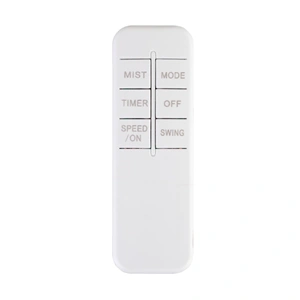 75W, 40cm párásító ventilátor, fekete, oszcillálás, 3 fokozat, távírányító, HOME SFM 41/BK / RENDELÉSRE