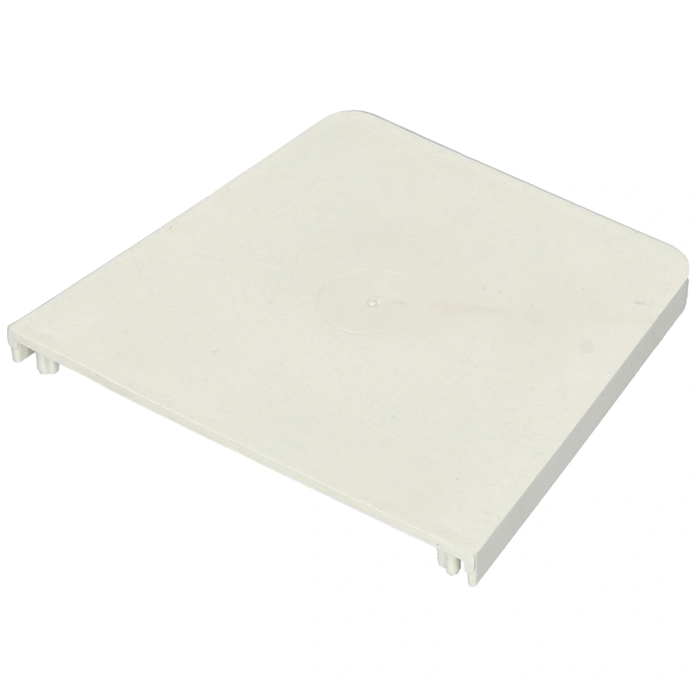 80 mm Záróelem Klímatartó talpkonzolhoz, fehér, PP