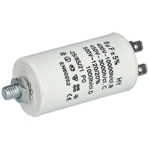 8 uF 500V Kondenzátor, sarus (univerzális)