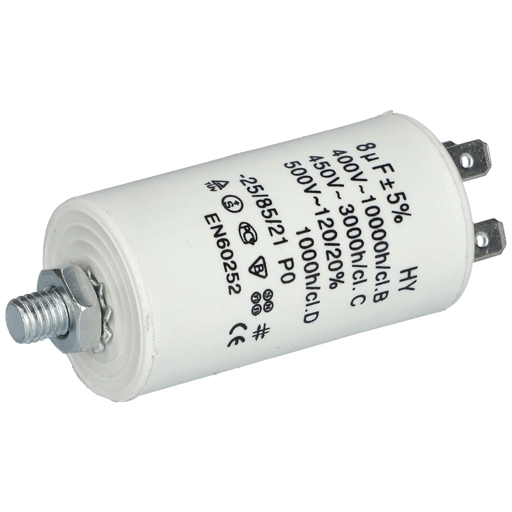 8 uF 500V Kondenzátor, sarus (univerzális)