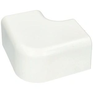 90x65 mm 90° Kanyarív, lapos, fehér, UV álló (CANALPLAST) klíma dekorcsatorna