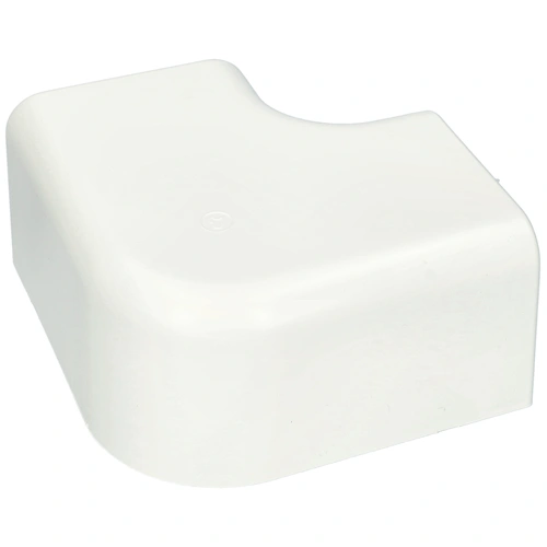 90x65 mm 90° Kanyarív, lapos, fehér, UV álló (CANALPLAST) klíma dekorcsatorna