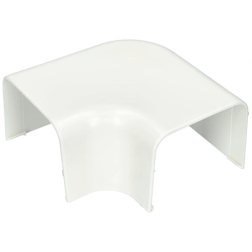 90x65 mm 90° Kanyarív, lapos, fehér, UV álló (CANALPLAST) klíma dekorcsatorna