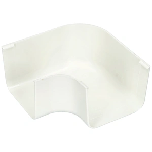 90x65 mm 90° Kanyarív, lapos, fehér, UV álló (CANALPLAST) klíma dekorcsatorna