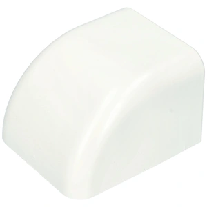 90x65 mm 90° Végelzáró elem, fehér, UV álló (CANALPLAST) klíma dekorcsatorna