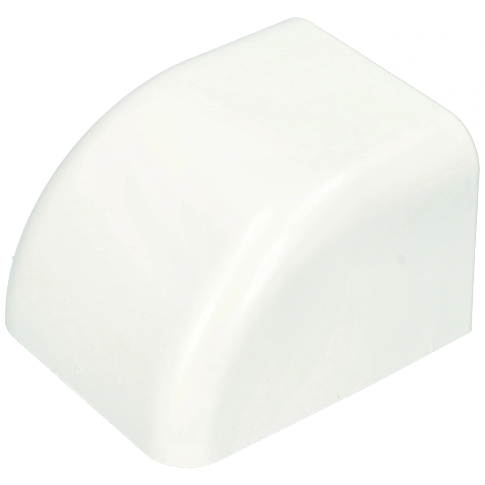 90x65 mm 90° Végelzáró elem, fehér, UV álló (CANALPLAST) klíma dekorcsatorna