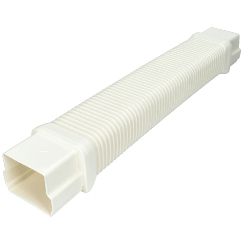 90x65 mm Flexibilis toldóelem, fehér, PVC (CANALPLAST) klíma dekorcsatorna