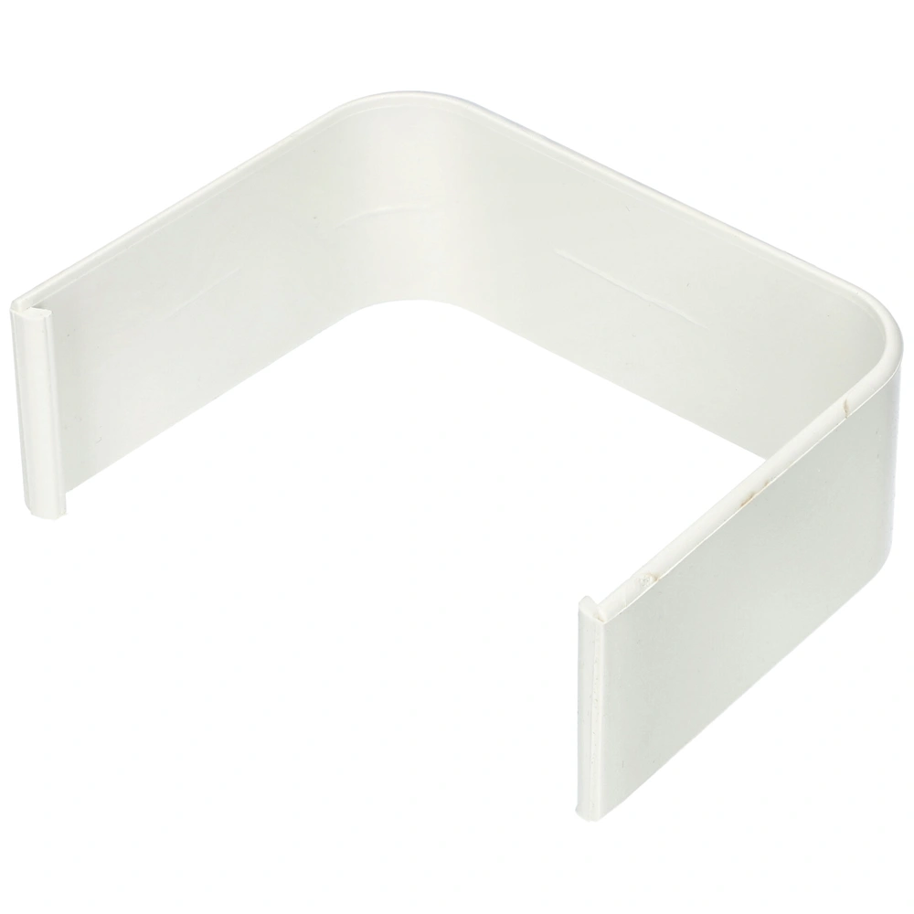 90x65 mm Toldóelem, külső, fehér, PVC (CANALPLAST) klíma dekorcsatorna