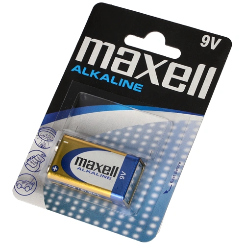 9V tartós elem MAXELL 6LR61 1db-os bliszterben 