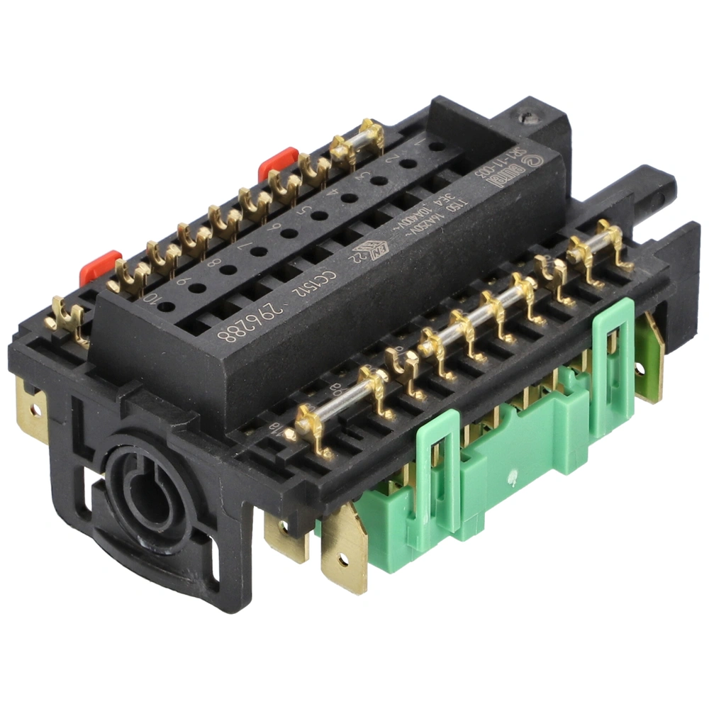 9+0 Kapcsoló, funkcióválasztó (eredeti, EUREL SR1-11-003) GORENJE / MORA tűzhely