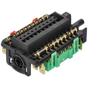 9+0 Kapcsoló, funkcióválasztó (eredeti, EUREL SR1-11-005) GORENJE / MORA, BOSCH tűzhely